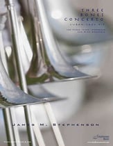 Three Bones Concerto Concert Band sheet music cover